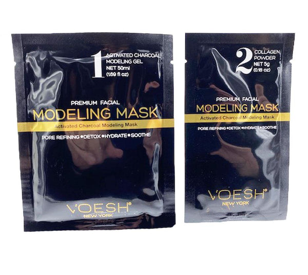 Voesh Facial Modeling Mask - Activated Charcoal - 1 Set ($19.95 Value)