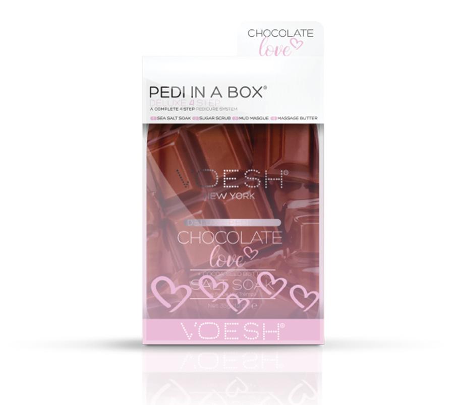 Limited Edition Chocolate Love  - Pedi In a Box Deluxe (4 Step) ($9.95 Value)