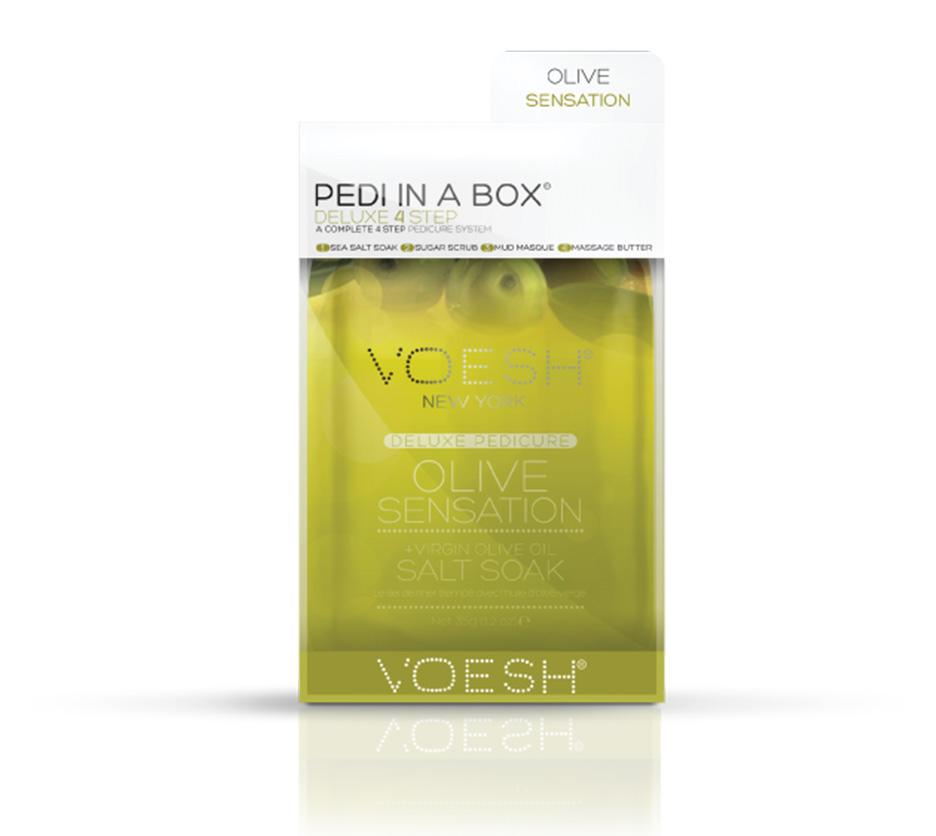 Olive Sensation  - Pedi In a Box Deluxe (4 Step) ($9.95 Value)