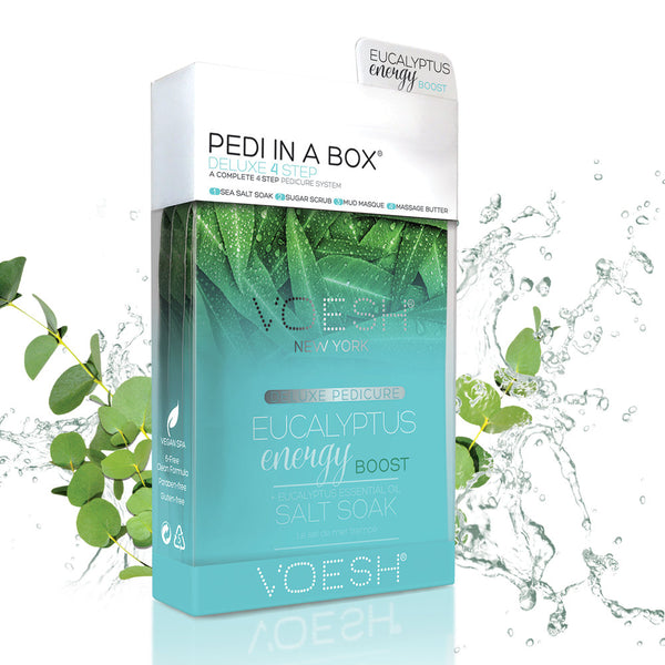 Eucalyptus Energy Boost - Pedi In a Box Deluxe (4 Step) ($9.95 Value)